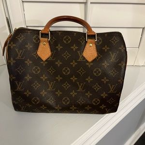 Louis Vuitton brown monogram speedy bag